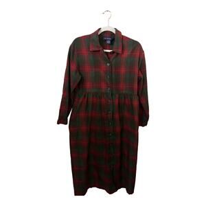 Original TY Wear Flannel Dress, size Petite Small